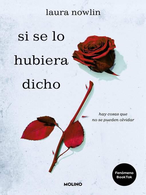 Title details for Si se lo hubiera dicho by Laura Nowlin - Available